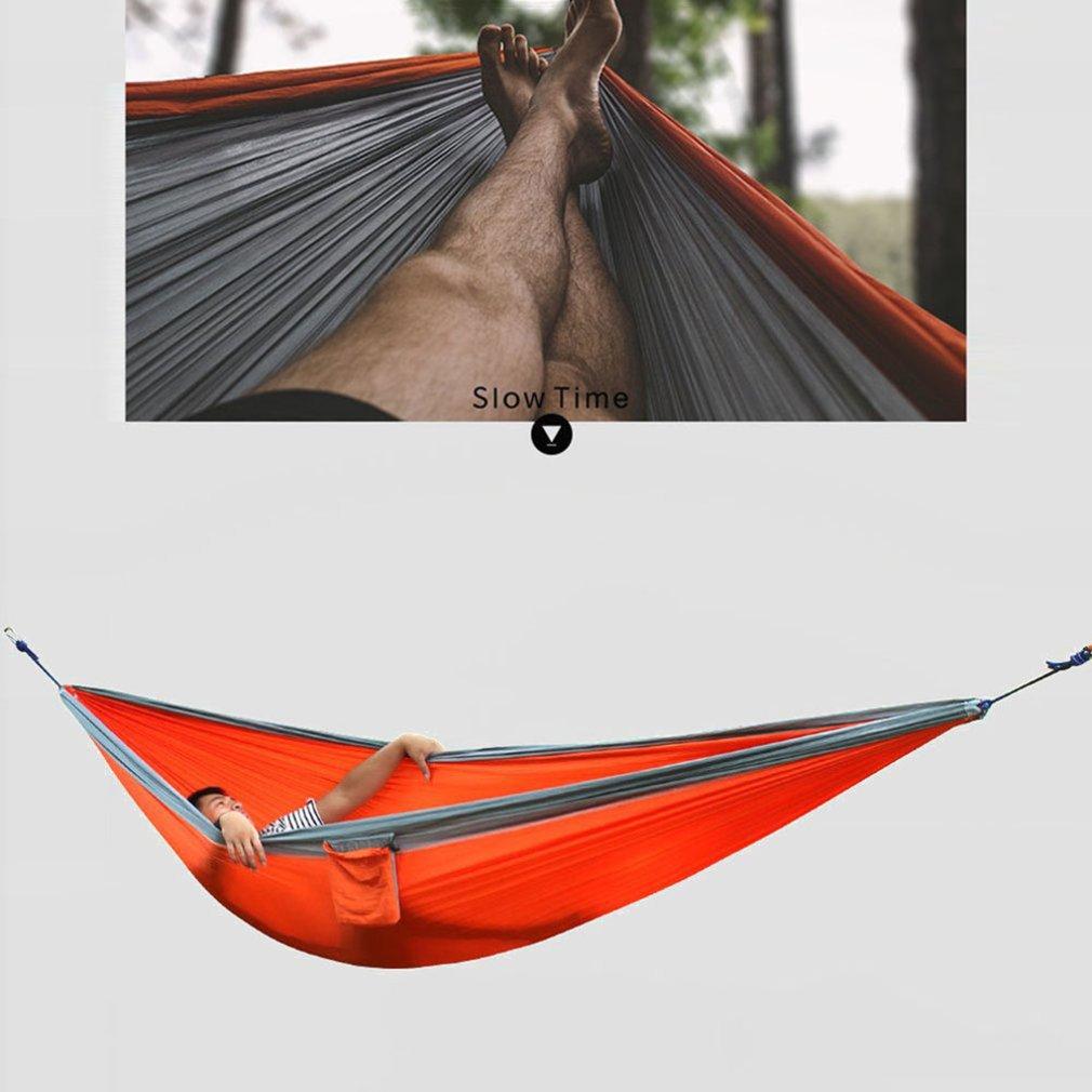 Ngoài Trời Nhẹ Dù Di Động Võng Du Lịch Cho Đi Bộ Đường Dài Du Lịch Ba Lô Cắm Trại Võng 270x140cm