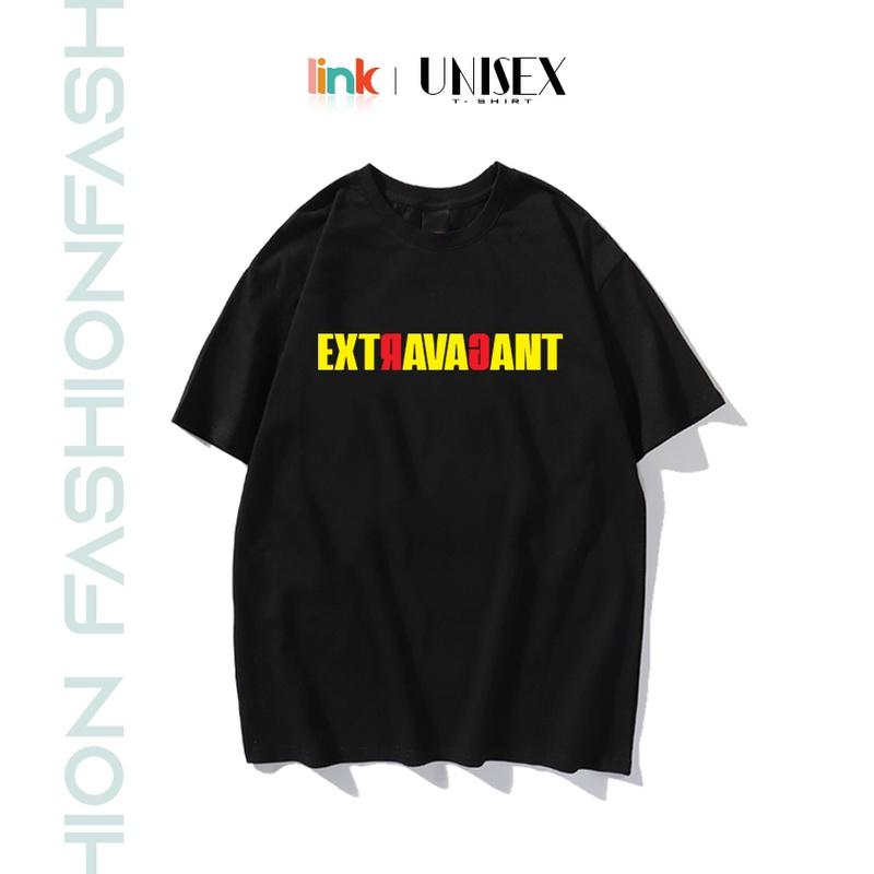 Áo phông nam nữ EXT tay lỡ dáng rộng unisex