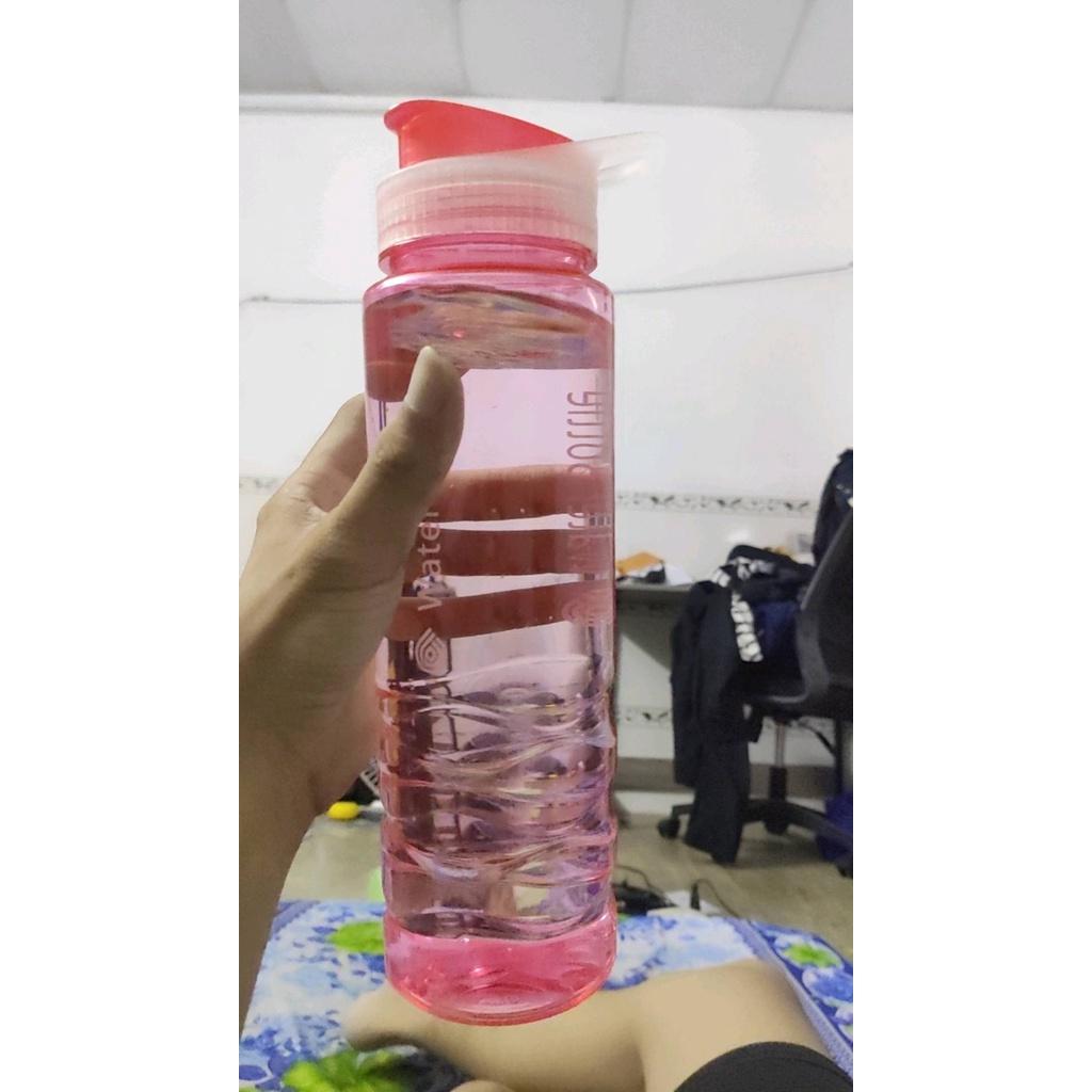 Bình Đựng Nước Uống 1000ml Nhựa Trong Suốt