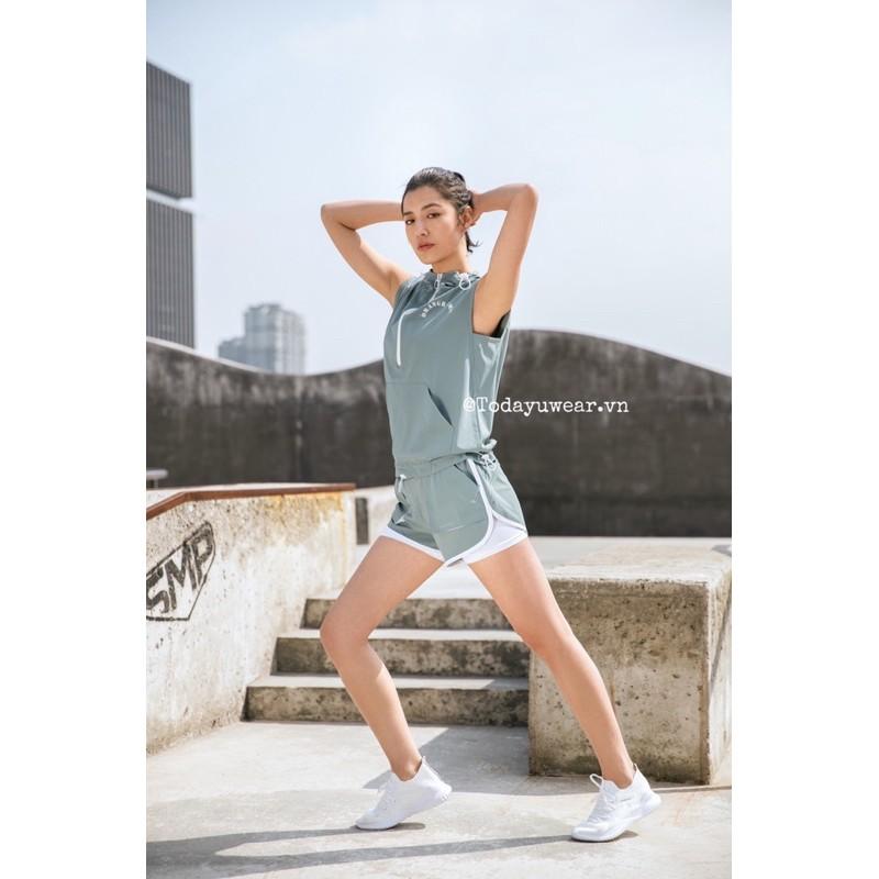 Quần Đùi Thể Thao Short Tập Gym, Chạy Bộ Casual Summer ( 2 lớp, thoáng mát, có túi, co giãn tốt)