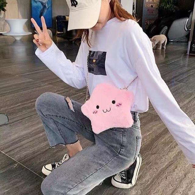 Túi đeo chéo hình sao dễ thương hàng độc quyền giá tốt