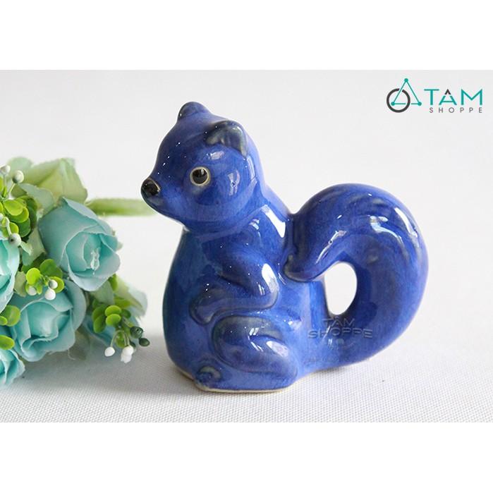 Tượng con Sóc bằng Gốm cỡ nhỏ