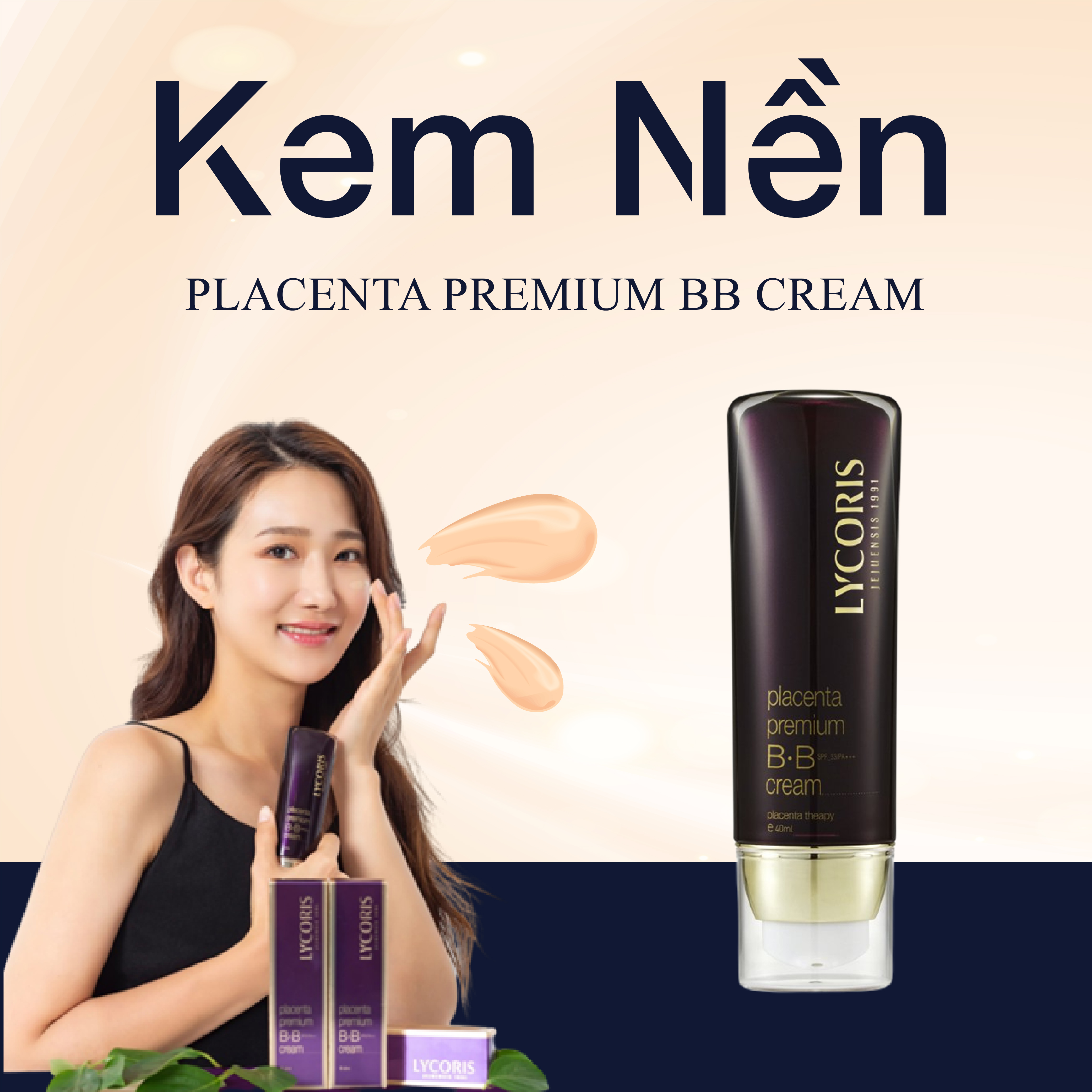 Kem Nền Placenta Premium BB Cream 3 Trong 1