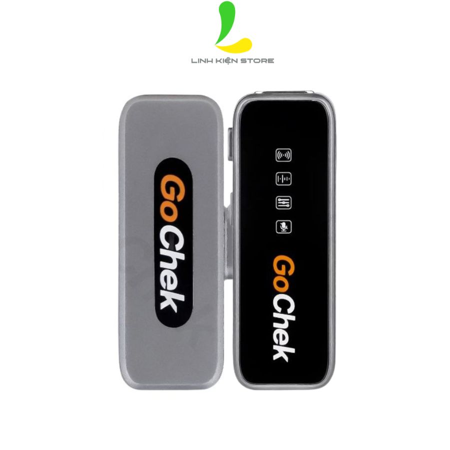 Micro thu âm không dây GoChek A02 Ultra - Micro ghi âm công nghệ Smart CSC hỗ trợ thiết bị hệ điều hành IOSS - Hàng chính hãng
