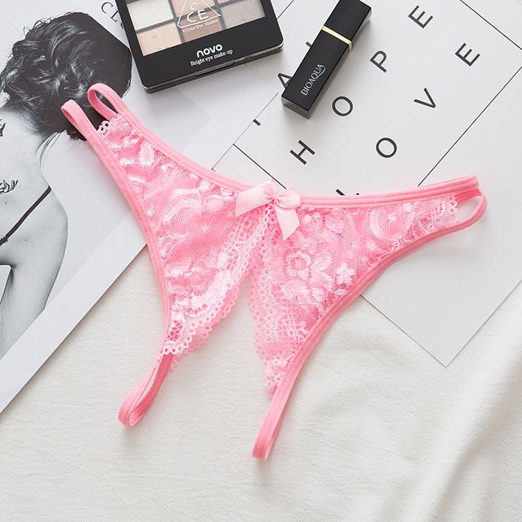 Quần lọt khe nữ ren sexy xẻ đáy C10
