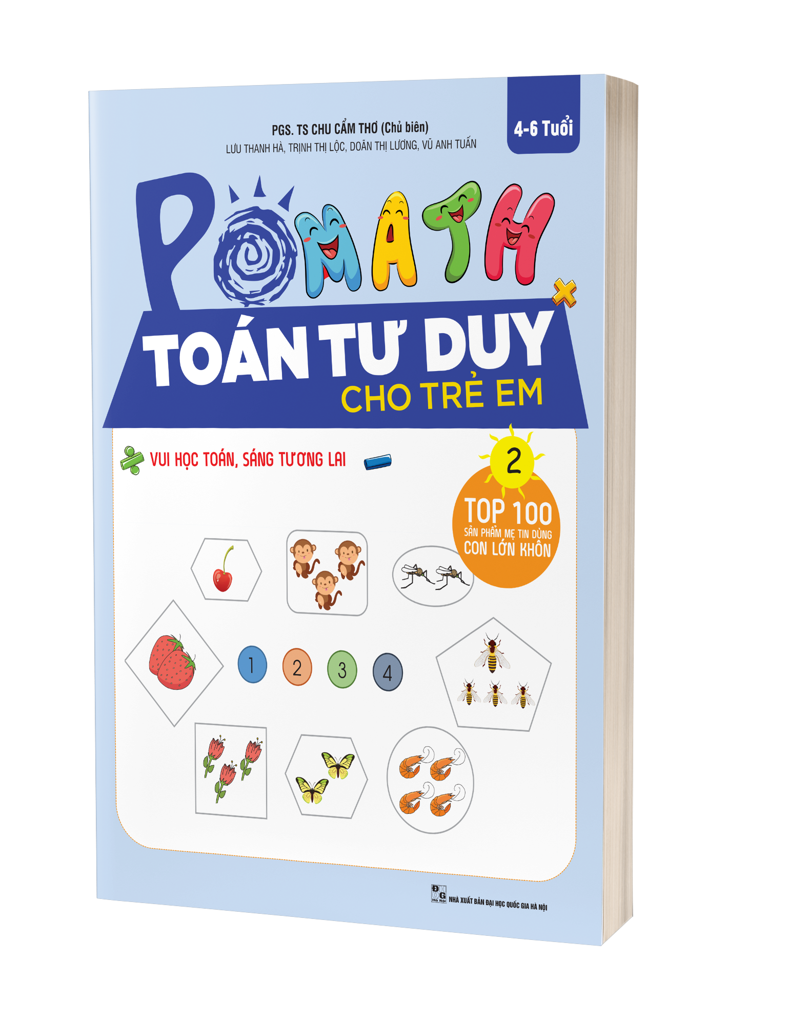 Combo Trọn Bộ Sách PoMath - Toán Tư Duy Cho Trẻ Em 4-6 Tuổi (6 cuốn)
