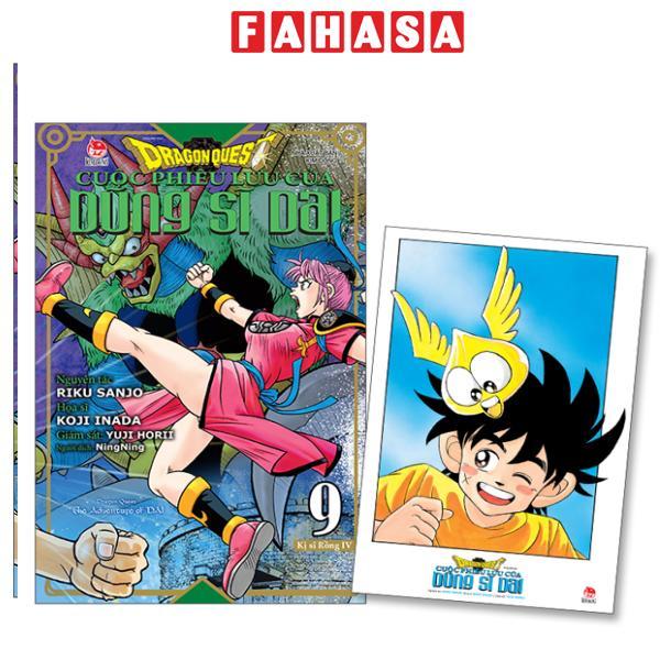 Sách - Dragon Quest - Cuộc Phiêu Lưu Của Dũng Sĩ Dai - Tập 9 - Kị Sĩ Rồng IV - Tặng Kèm Postcard