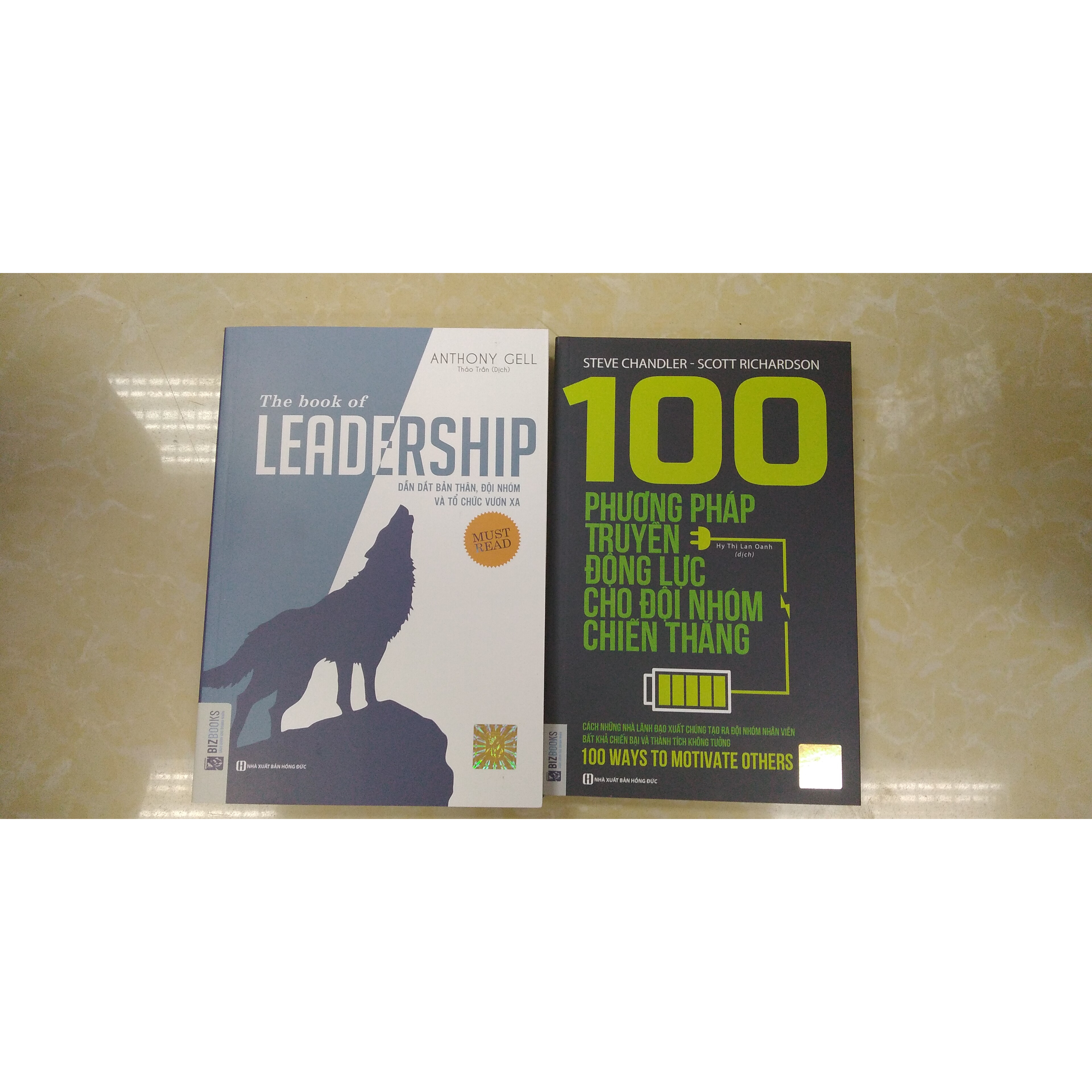 Combo 2 cuốn sách:100 phương pháp truyền động lực cho đội nhóm chiến thắng + leadership dẫn dắt bản thân và đội nhóm vươn xa