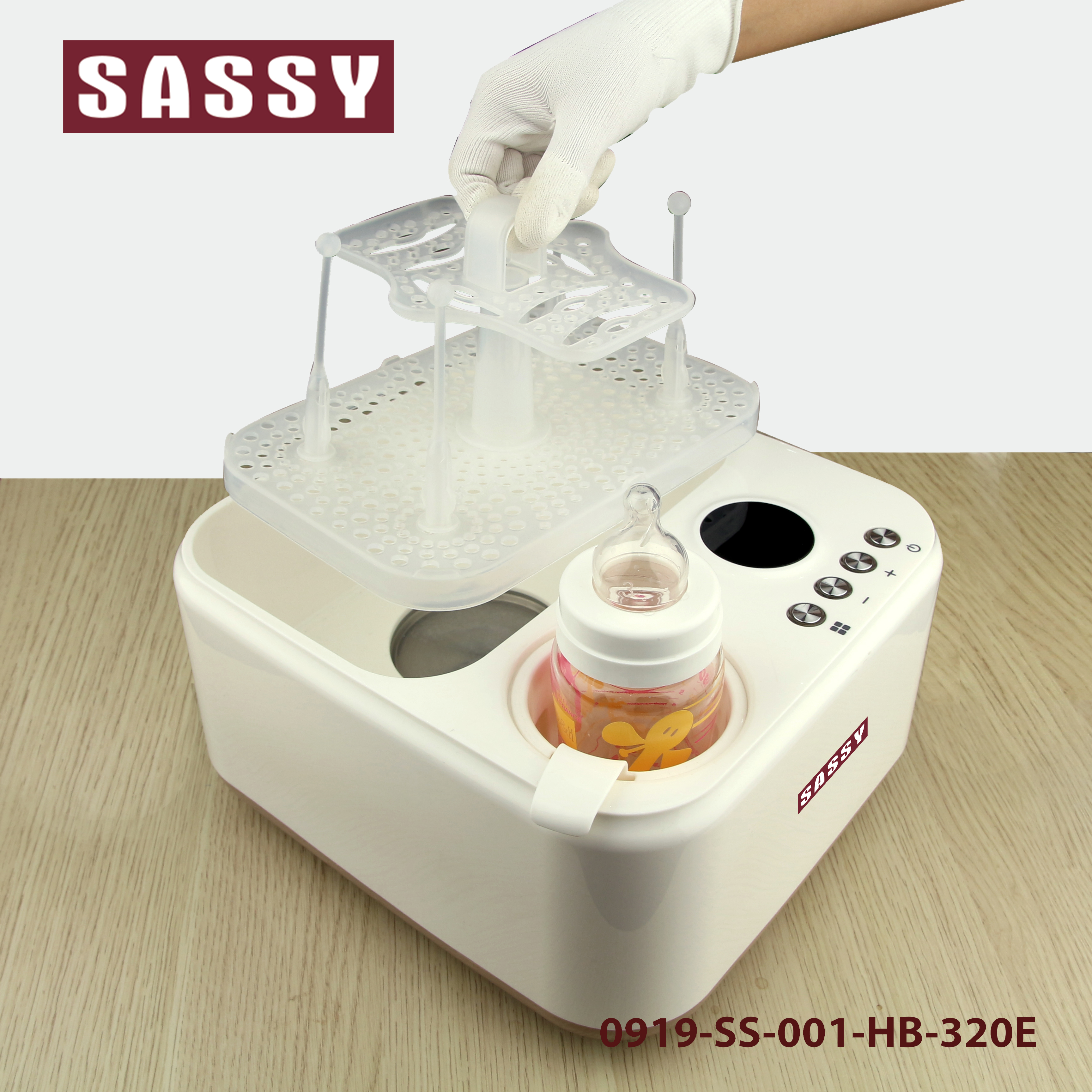 Máy Tiệt Trùng Bình Sữa và Hâm Sữa 2in1 Sassy