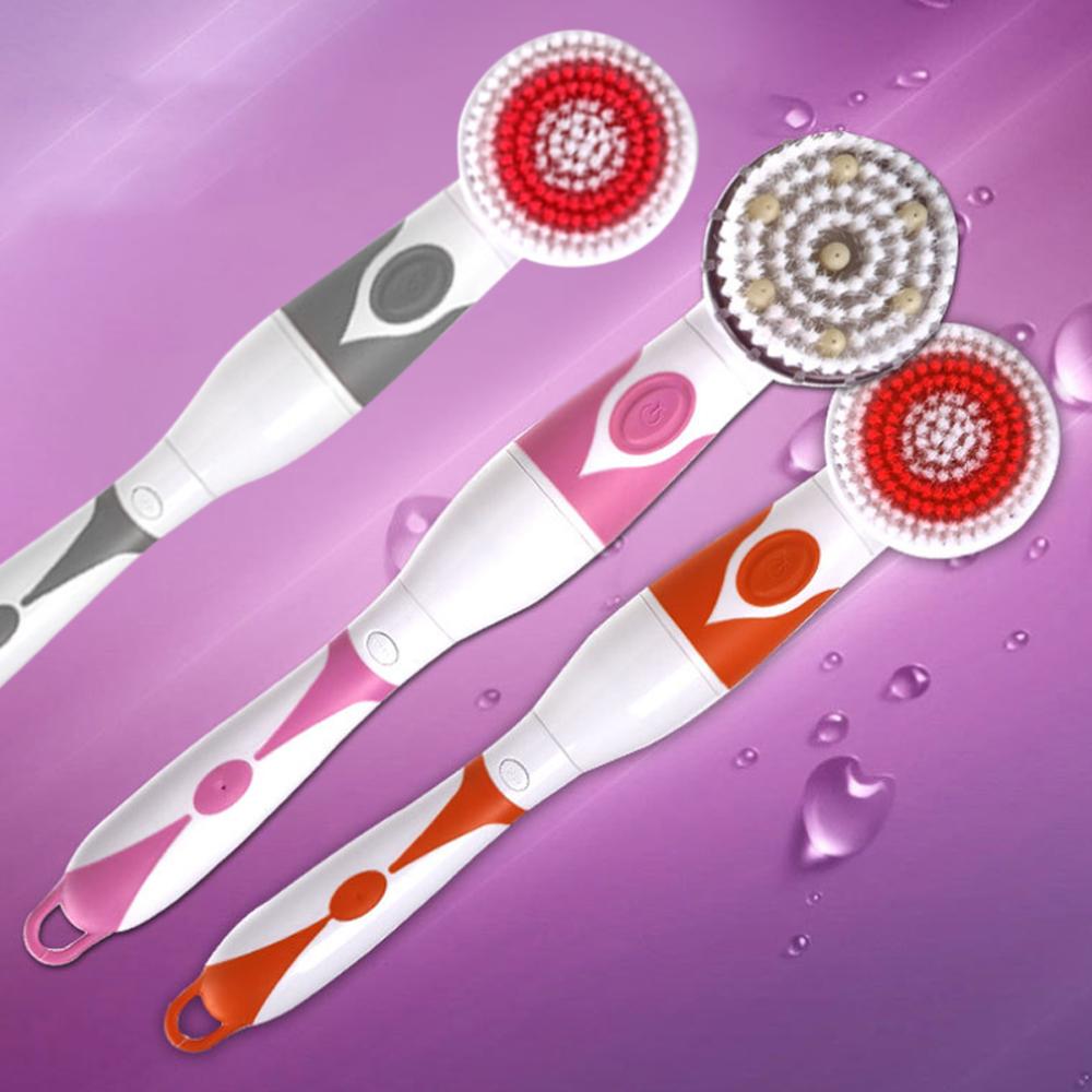 4 Trong 1 Chống Nước Điện Bàn Chải Cọ Đa Năng Cơ Thể BrushCleansing Bàn Chải Massage Lưng Scrubbe Tắm Bàn Chải
