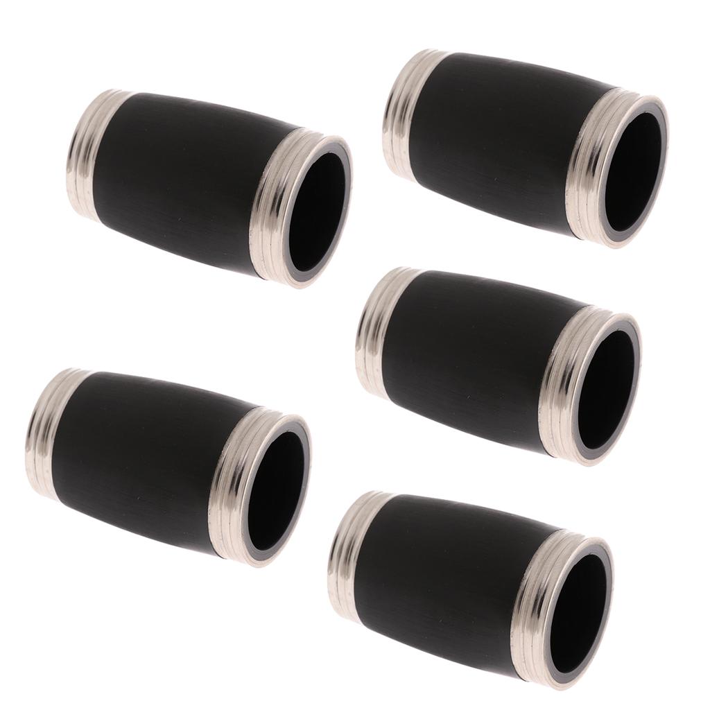 5 Chiếc Hợp Kim Kẽm BB Clarinet Thùng Sân Đường Ống Woodwind Nhạc Cụ Phần