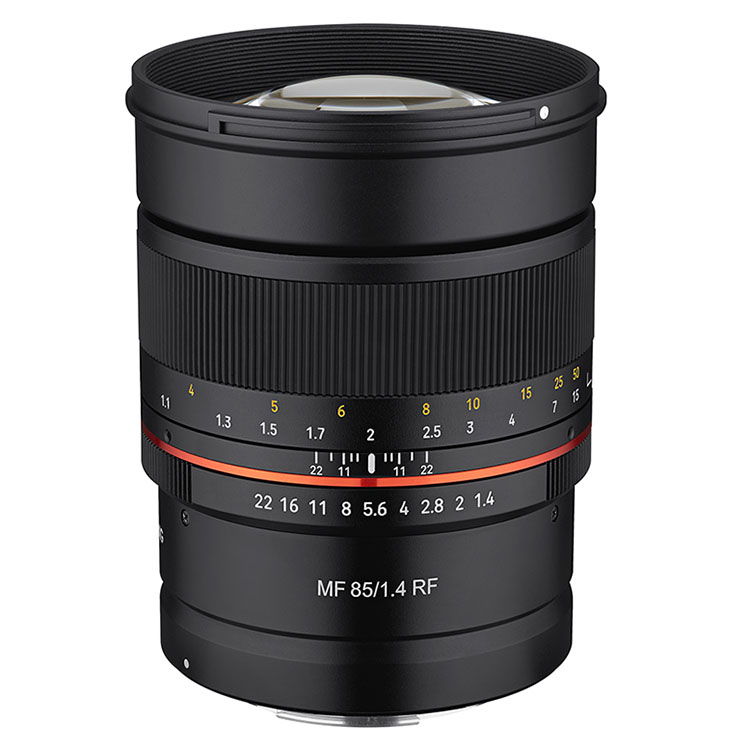 ống kính máy ảnh hiệu Samyang MF 85mm F1.4 Cho Canon RF - HÀNG CHÍNH HÃNG