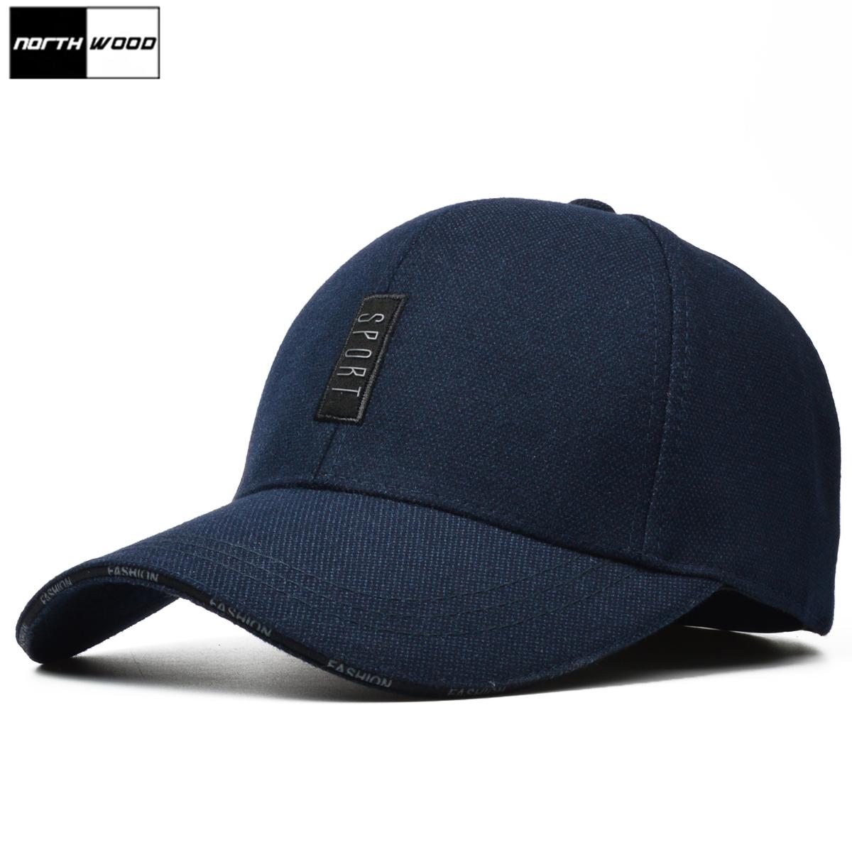 Northwood Thể Thao Mùa Hè Mũ Bóng Chày Cho Nam Cotton Nữ Mặt Trời Golf Nón Snapback Gorras Hombre Có Thể Điều Chỉnh Xương Trucker mũ Lưỡi Trai Nam Color: Navy Blue Size: Adjustable