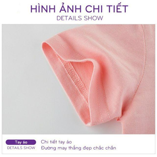 Áo thun bé gái Kotokids Home áo thun cho bé in hình ngộ nghĩnh