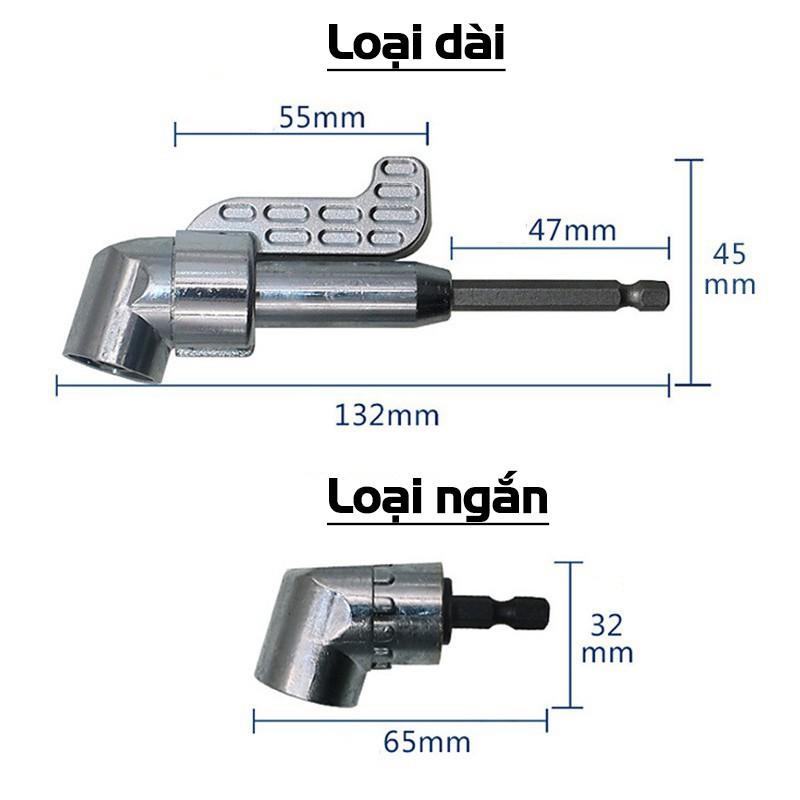 Đầu chuyển hướng máy khoan bắt vít, chuyển hướng bắn tô vít góc chuôi lục giác, đổi góc vặn vít, bắt vít góc khuất