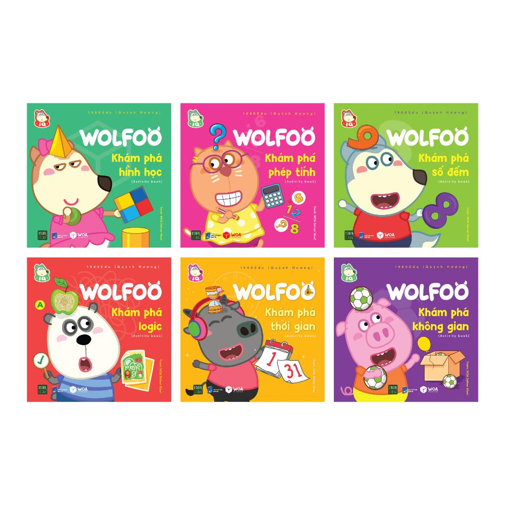 Combo 6 cuốn Wolfoo Khám Phá - Bản Quyền