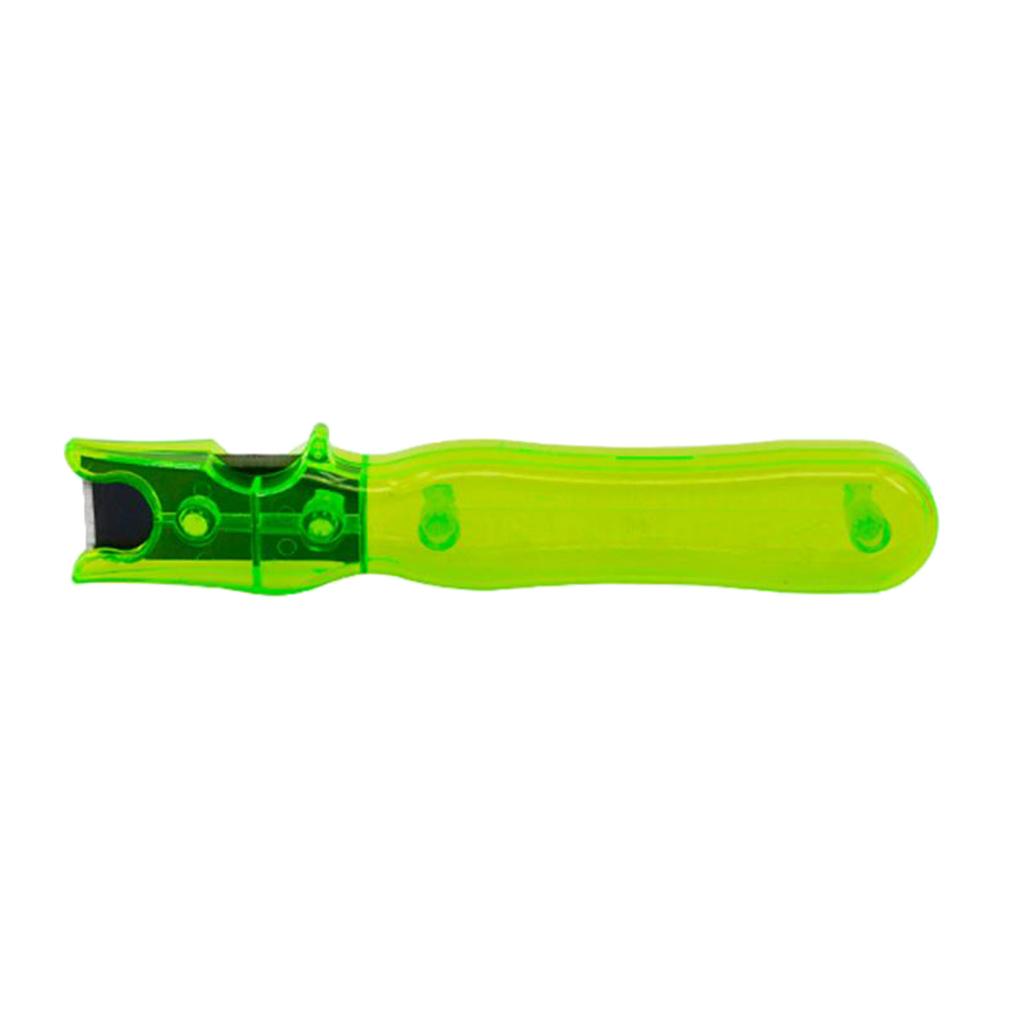 Heavy Duty Outdoor Archery Scraper Bow Stripper Feather Fletching Green