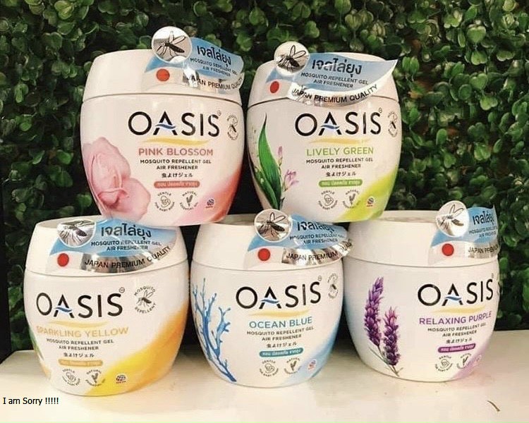 Sáp Thơm Khử Mùi và Đuổi Muỗi OASIS Mosquito Repellent - An Toàn Cho Bé & Gia Đình