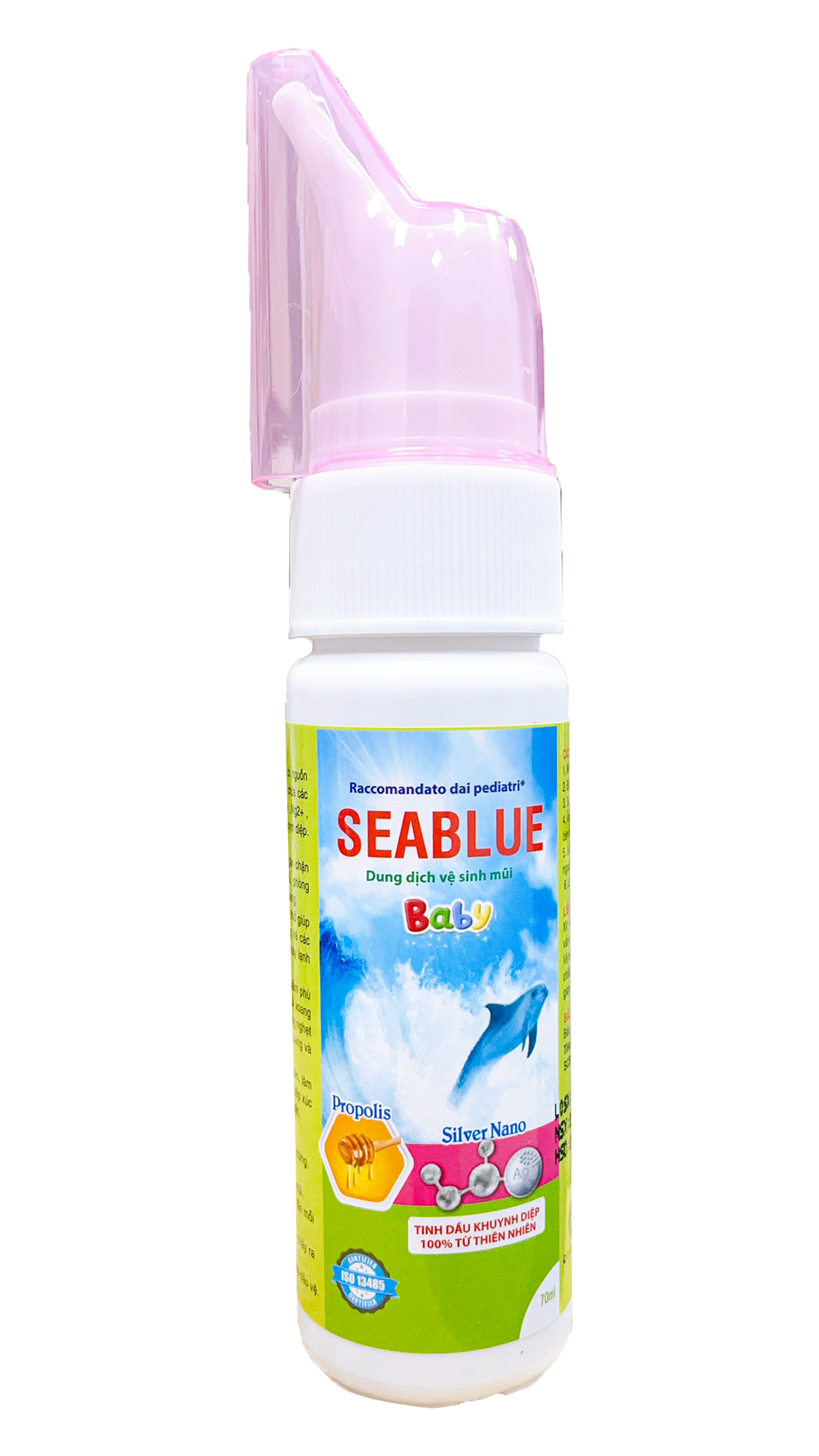 Chai Xịt Vệ Sinh Mũi Trẻ Em Seablue Baby - Chai 70ml