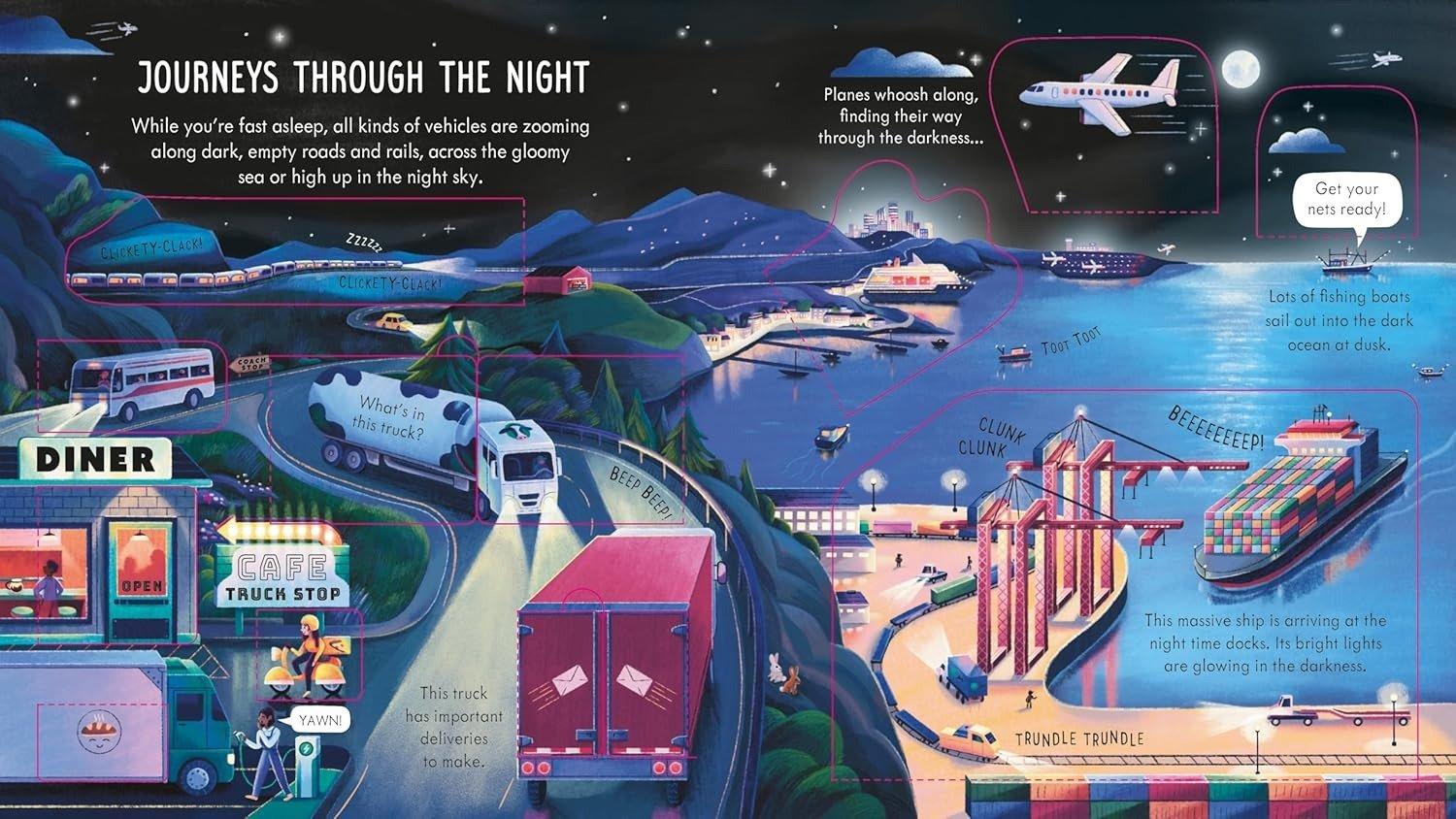 Sách ngoại văn: Look Inside Night Time