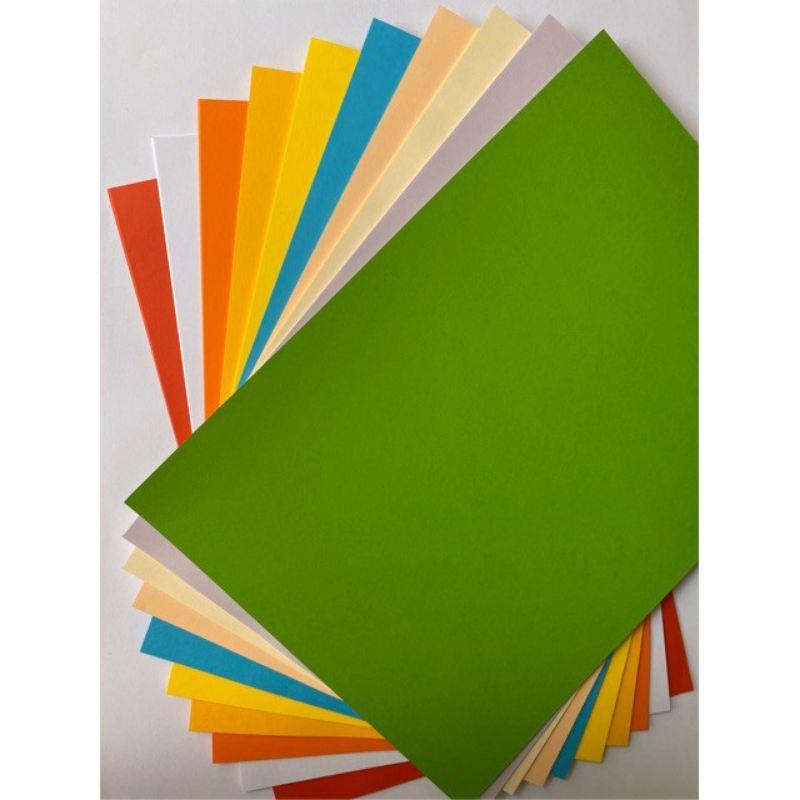 GIẤY MỸ THUẬT 80GSM XẤP 10 MÀU 100 TỜ