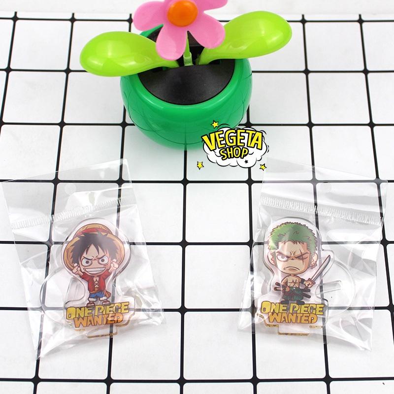 Mô Hình Tượng Standee Acrylic Mica 2 mặt - Set 9 Standee Naruto One Piece Conan Mob Psycho 100 Attack on Titan Kimetsu