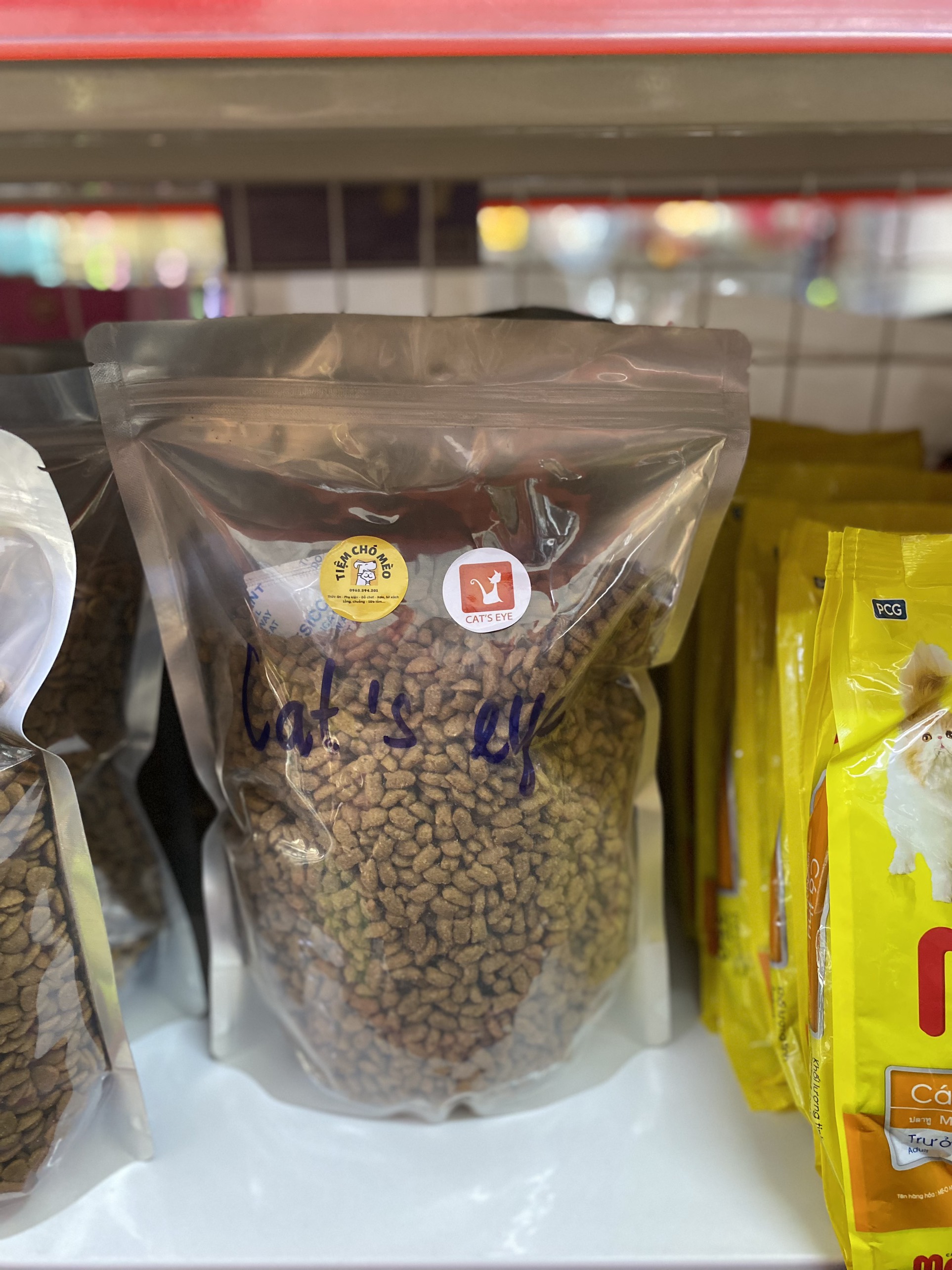 TÚI CHIẾT 1KG - THỨC ĂN HẠT CHO MÈO CATSRANG BAO XUẤT XỨ HÀN QUỐC THƠM NGON