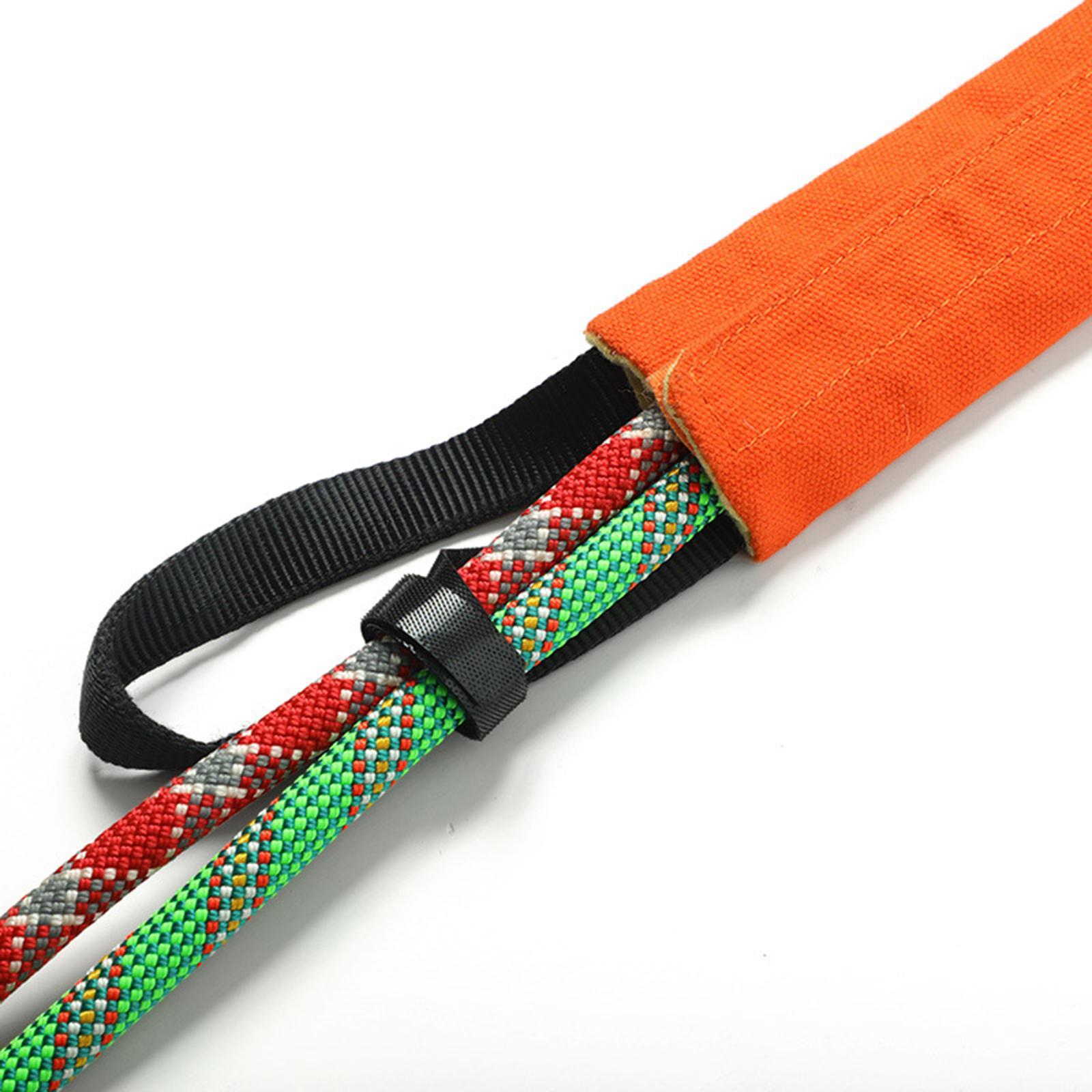 Rope Protector Climbing Rope Protective Sleeve Anti Wear Universal Portable Rope Protection Cover for Abseiling Rappelling Outdoor