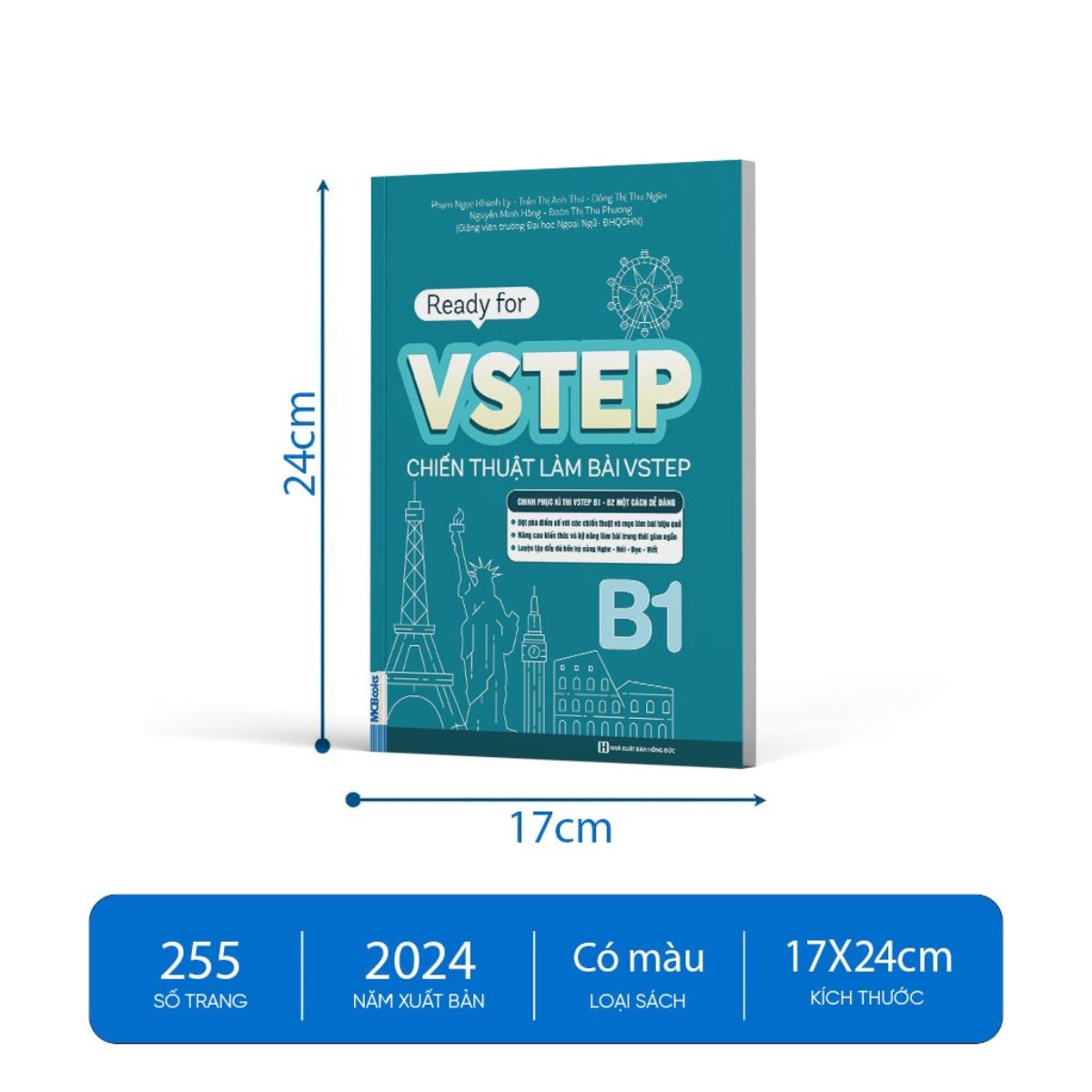 Sách - Combo Ready for VSTEP Chiến thuật làm bài VSTEP B1,B2
