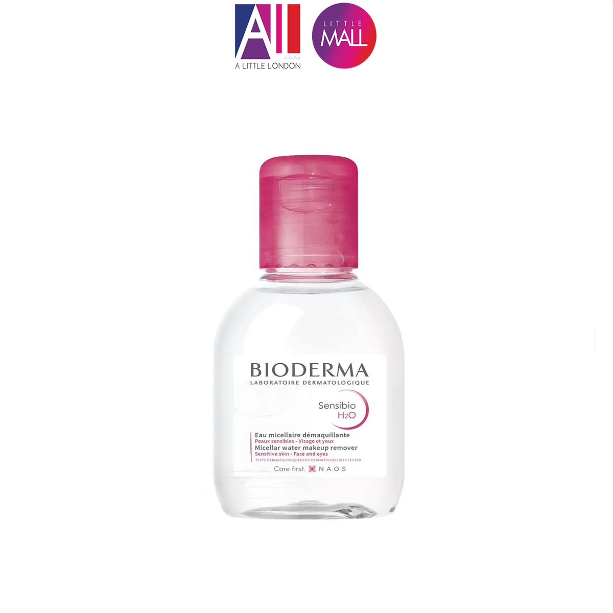 Nước tẩy trang và làm sạch dành cho da nhạy cảm Bioderma sensibio h20 TẶNG bông tẩy trang Jomi