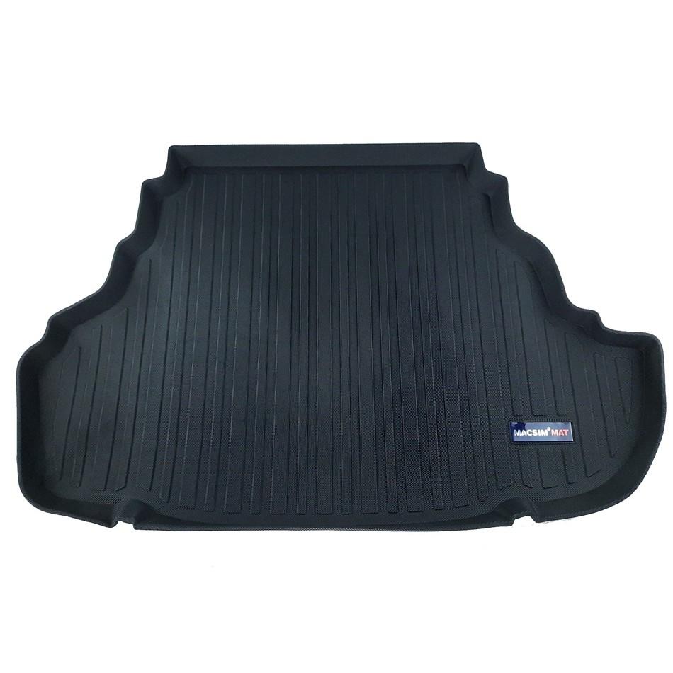 Thảm lót cốp xe ô tô Toyota Camry 2011-2017 nhãn hiệu Macsim chất liệu TPV cao cấp màu đen