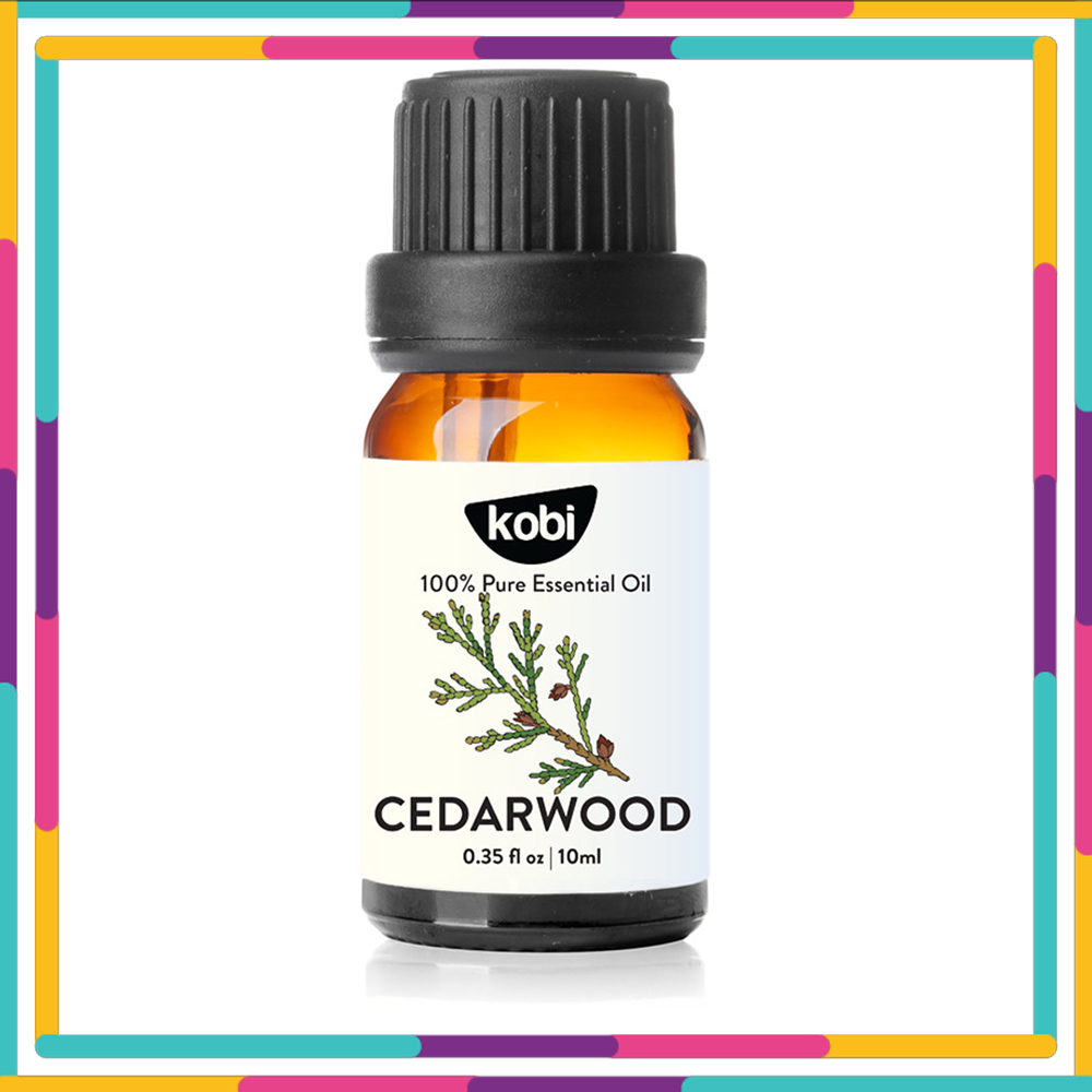 Tinh Dầu Hoàng Đàn Kobi Cedarwood Essential Oil Dùng Xông Phòng, Giúp Khử Trùng, Giảm Đau, Chống Viêm Nhiễm Hiệu Quả