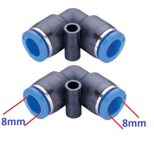 Nối vuông co góc ống 8mm