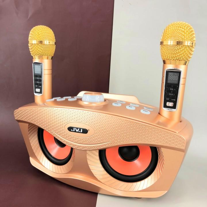 Loa Bluetooth kèm micro hát karaoke Không dây JVJ SD306 PLUS bản 2020 - Hàng Chính Hãng