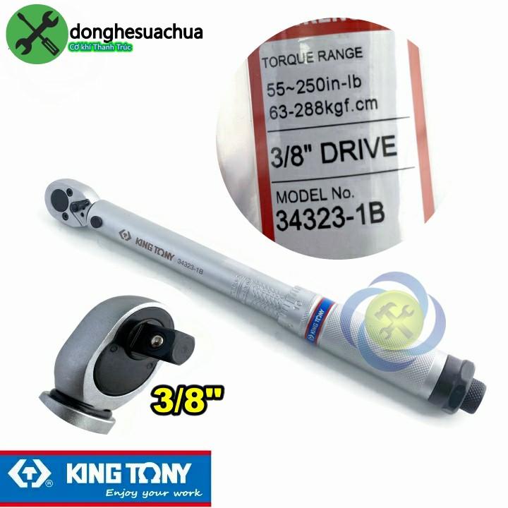 Cần siết lực 3/8 Kingtony 34323-1B dài 280mm