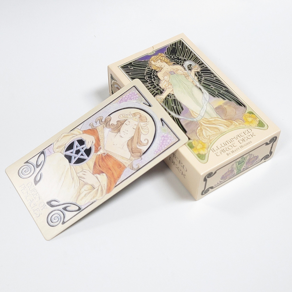 Bộ Bài Illuminated Ethereal Visions Tarot Bản Hộp Mới 2022 78 Lá Bài 7x12 Cm