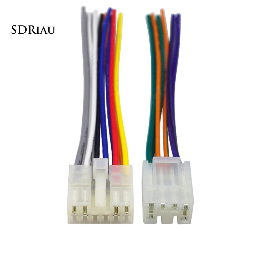 Bộ 2 dây cáp gắn âm thanh nổi cho xe hơi Toyota