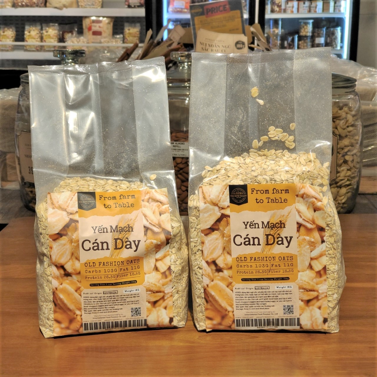 Yến Mạch cán dẹp và bột yến mạch  - Oats The Nuts Valley