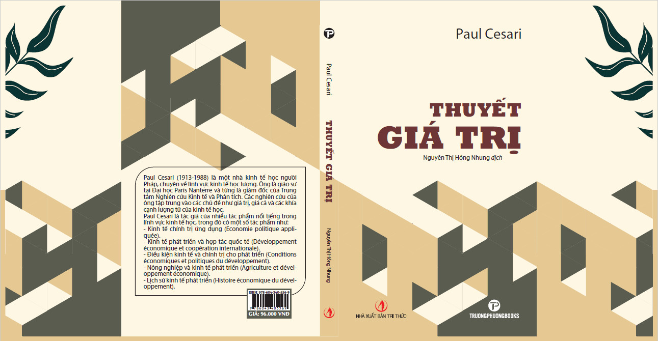 Thuyết Giá Trị - Paul Cesari - Nguyễn Thị Hồng Nhung dịch - (bìa mềm)