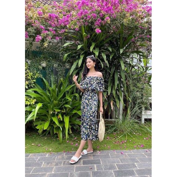 MAXI HOA TRỄ VAI T.S