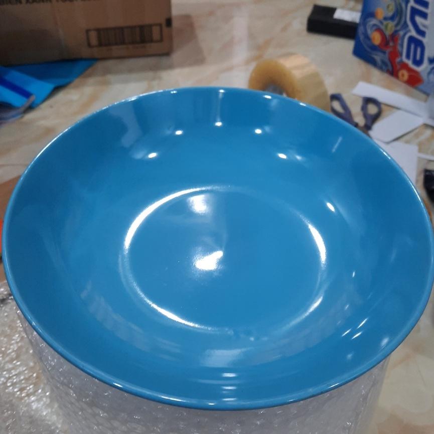 Đĩa sâu lòng màu xanh dương 24cm