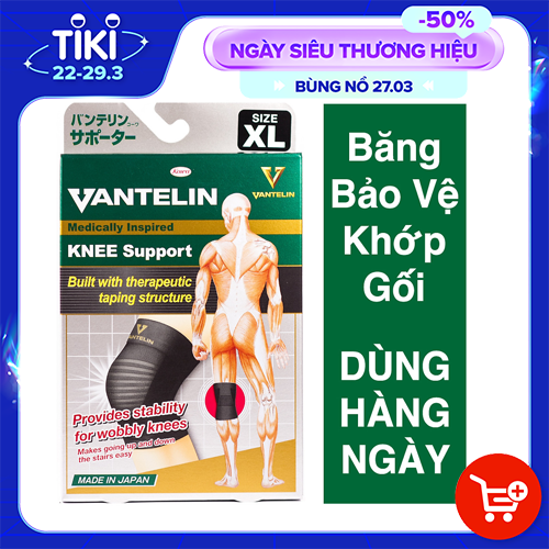 Băng Bảo Vệ Khớp Gối Bó Gối Vantelin Support Knee size XL