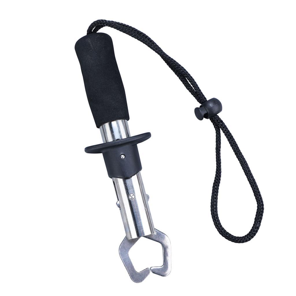 Portable Compact Stainless Steel Fish Lip Gripper Grabber Fishing