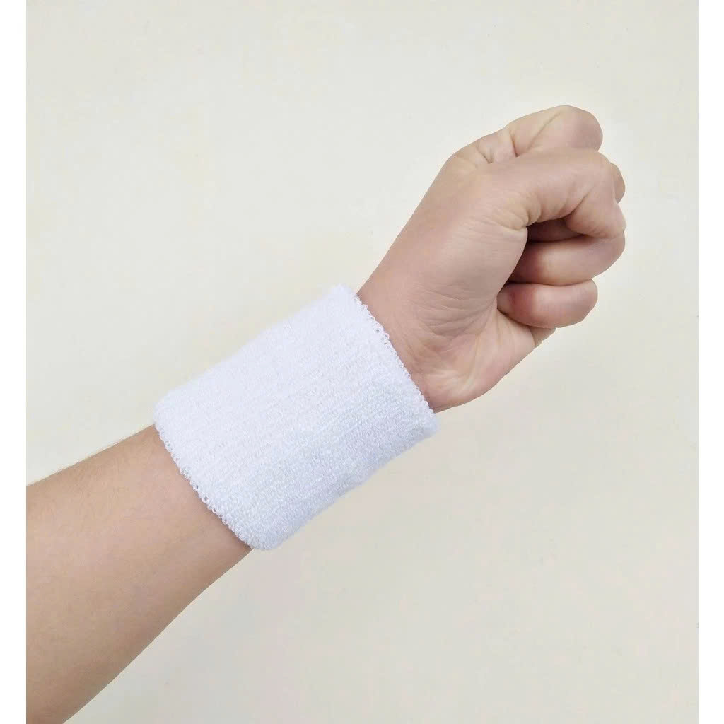 Bộ 2 băng cổ tay thấm mồ hôi thể thao MÀU XÁM Combo 2 băng cổ tay thể thao cao cấp thấm mồ hôi bảo vệ cổ tay