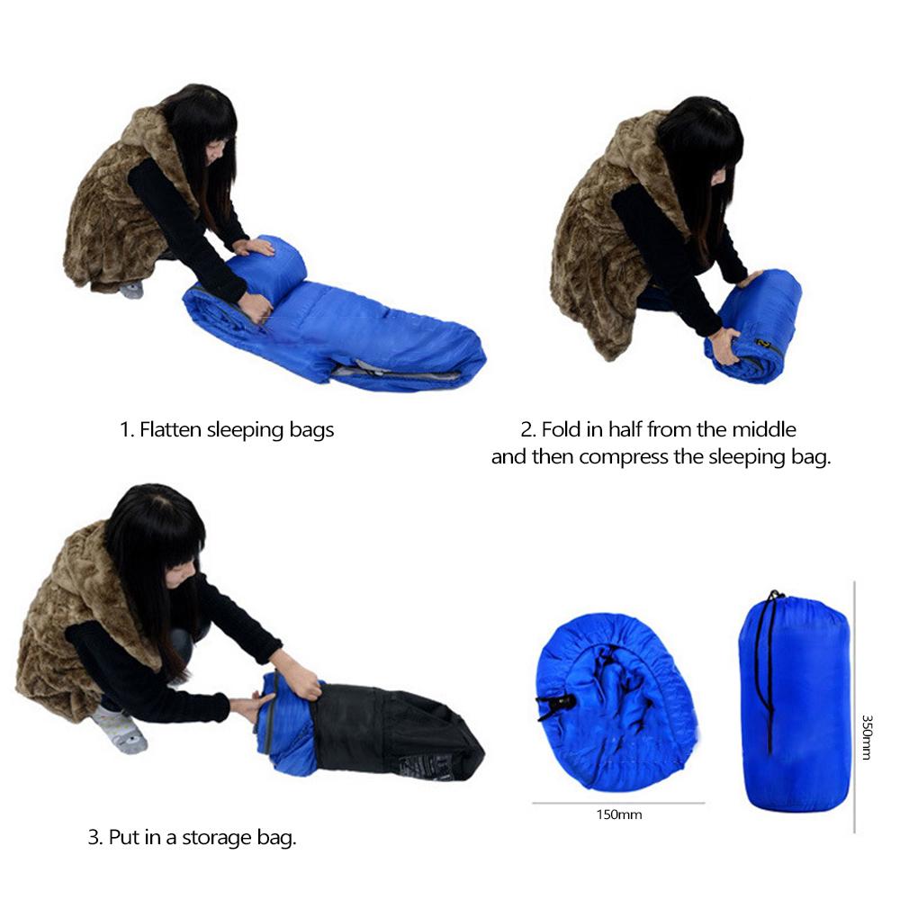 Túi ngủ cắm trại Trọng lượng nhẹ, ấm áp kiểu phong bì