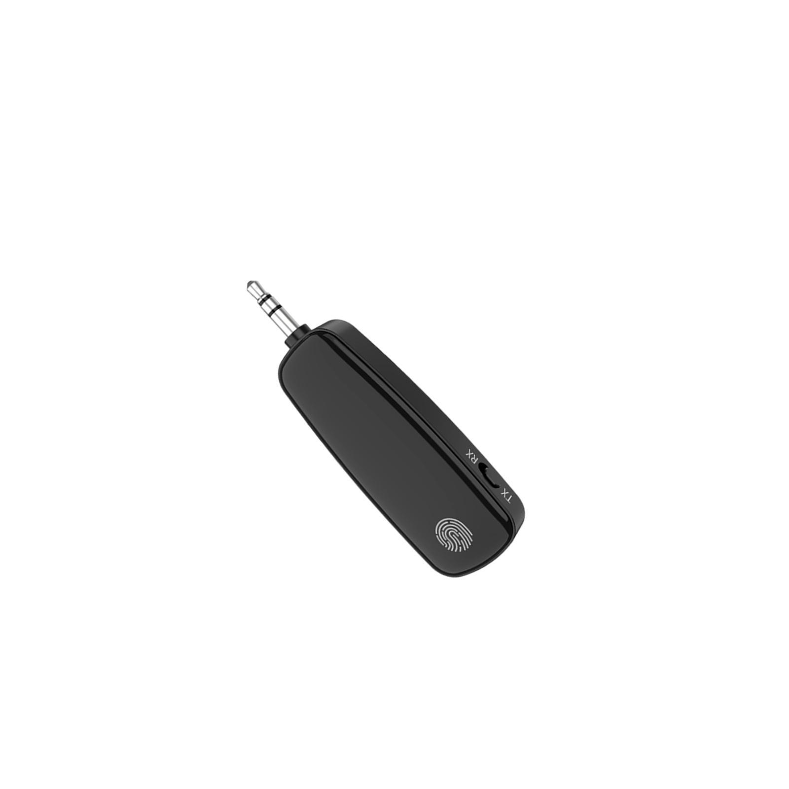 V5.2 Receiver 3.5mm Adapter ,Fingerprint Touch Portable Plug and Play Music Receiver Audio Adapter for Car ,Headphones ,Home Stereo