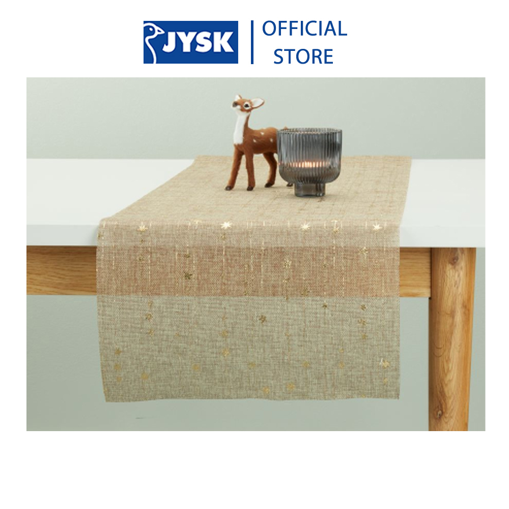 Khăn table runner | JYSK Bure | polyester | vàng | R35xD300cm