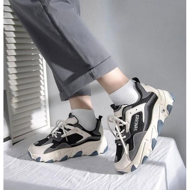 Giày Sneaker Thể Thao Nữ thời trang hàn quốc đế độn phối màu đẹp mã số 11-12 kèm hộp