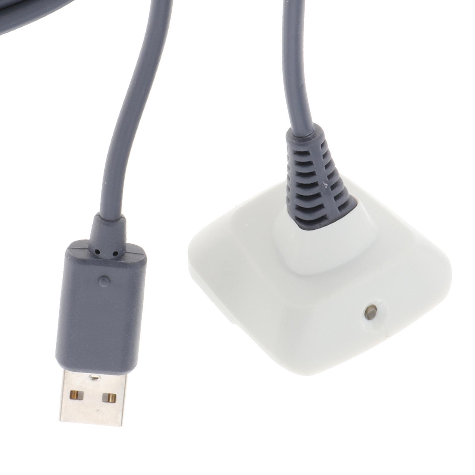 600mAh Controller Battery Covers 1.5M Cable, Rechargeable Replace Parts for Xbox