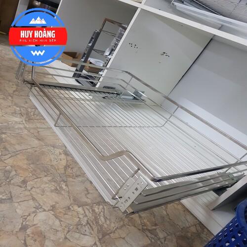 Giá Úp Xoong Nồi, Kệ Đa Năng Tủ Bếp Dưới INOX304 Nan Dẹt - Hàng Chính Hãng